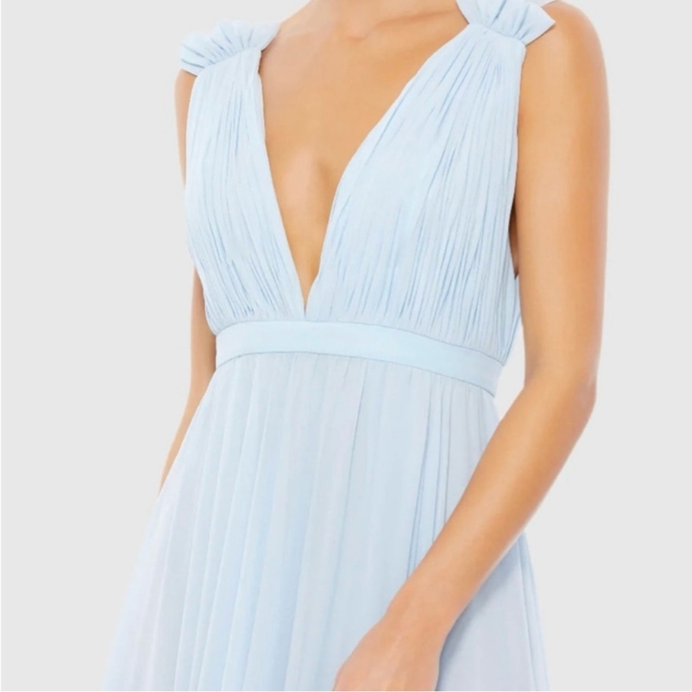 Mac Duggal Light Blue Maxi Dress - Picture 3 of 3